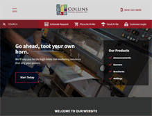 Tablet Screenshot of collinsdigital.com